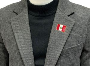 Badge rectangulaire drapeau national Vmcoatdu, broche de <span class=keywords><strong>voyage</strong></span> internationale en alliage métallique, souvenir fabriqué en Chine pour chapeau, vêtements, sac à dos - Product Image 6