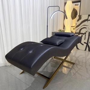 Custom Color Modern PU Luxury Spa Bed with High-Density Sponge for Facial & Lash Care Curved Eyelash Equipment - Product Image 5