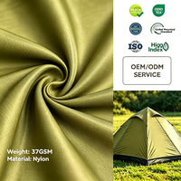 Tissu en taffetas de nylon léger personnalisé, couleur et densité sur mesure OEM, matériau en nylon coupe-vent et résistant à l'eau