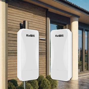 アメリカ製 KuWFi 屋外用 300mbps Wi-Fi エクステンダー 長距離 防水 ポイントツーポイント ワイヤレスリピーター 1km ワイヤレスブリッジ - Product Image 5