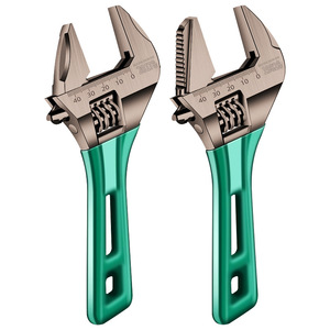 Llave Inglesa Ajustable Baolian, Apertura Máxima de 46 mm, Mango Corto para Reparación de Tuberías en Espacios Estrechos - Product Image 3