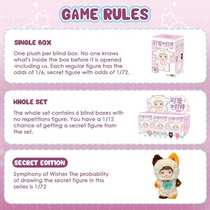 Auténtico TOPTOY Nommi Forever Cute Collection Mystery Boxes Plush Blind Box Dolls Juguete de peluche Regalos sorpresa Felpa coleccionable - Product Image 5