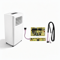 Carte de contrôle PCBA pour climatiseur portable, circuit imprimé de climatisation mobile avec système de contrôle intégré du compresseur et du ventilateur
