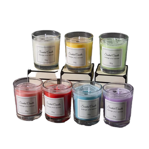 Velas Aromáticas de Cera de Soja de Lujo de Marca Privada, Hechas a Mano, Aromaterapia Moderna para Decoración del Hogar y Bodas - Product Image 1