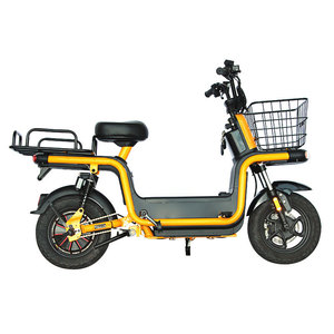 Bicicletta <span class=keywords><strong>Elettrica</strong></span> Sicura con Motore Centrale Brushless, Trasporto Carico, 3 Velocità, Telaio in Acciaio, Freni a Disco Anteriori e Tamburo Posteriori, Autonomia 60-70km, Per Adulti - Product Image 5