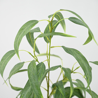 Plante artificielle haut de gamme en pot, peuplier blanc, 105 cm, pour décoration intérieure de mariages, bureaux, halls d'hôtels, restaurants et espaces commerciaux