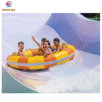 Équipement de jeu aquatique, toboggan gonflable personnalisé pour parc aquatique, Tube de radeau familial, radeau gonflable rond pour 6 personnes