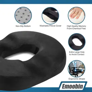 PT Wholesale Donut Pillow Hemorrhoid Seat Cushion Coccyx Donut Cushion For Pressure Relief Seat Cushions Pillow