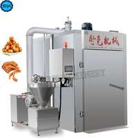 Fumoir industriel multifonction entièrement automatique pour poisson, poulet, saucisses et aliments cuits