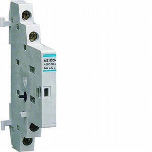 Contatti Ausiliari MZ 520N 1NO+1NC, Moduli 1-2 DIN, 230V AC - Product Image 1
