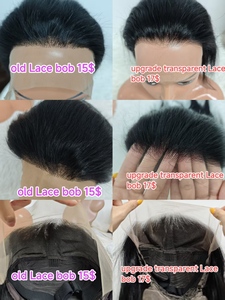 Promotion Letsfly : Perruques Bob Courtes Améliorées à 17$ avec Dentelle Transparente, Petits Nœuds, de 10 à 16 Pouces, Perruques Frontales 13x4 en Dentelle, 100% Cheveux Humains - Product Image 6