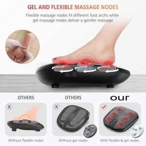 Masajeador Shiatsu para Pies y Espalda con Función de Amasamiento, Calor y Control de Tiempo, Material ABS, Funda Lavable, Eléctrico - Product Image 4