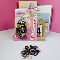Ensemble d'accessoires pour cheveux en polyester à haute élasticité, non-dommageables, style dessin animé, pour enfants et bébés