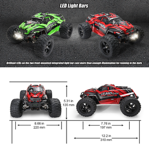 <span class=keywords><strong>Remo</strong></span> Hobby SJY-1435 Camioneta Monstruo RC 4WD sin Escobillas a Escala 1:14 RTR con Control Remoto 2.4G, ESC Impermeable, Velocidad de 50 km/h, Chasis de Metal - Product Image 5
