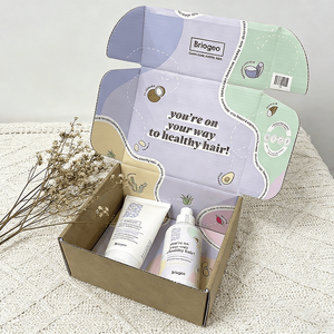 Cajas <span class=keywords><strong>de</strong></span> Cartón Corrugado Multicolor <span class=keywords><strong>Pastel</strong></span>, Caja <span class=keywords><strong>de</strong></span> Embalaje Personalizada <span class=keywords><strong>para</strong></span> Productos Cosméticos, Soluciones <span class=keywords><strong>de</strong></span> Envío <span class=keywords><strong>para</strong></span> Productos <span class=keywords><strong>para</strong></span> el Cuidado del Cabello - Product Image 3