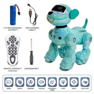 Chien RC Interactif Intelligent BG1533G, Jouet Électronique Tactile pour Animaux de Compagnie, Robot Musical Dansant, Chien Acrobatique Télécommandé pour Enfants, Nouveauté 2025 - Product Image 6