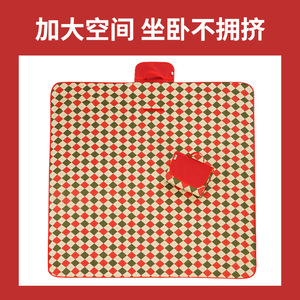Tapis de pique-nique en tissu Oxford, rectangulaire, imperméable, pliable, portable, pour le camping en plein air, couleur anglaise YSD-90211 - Product Image 5