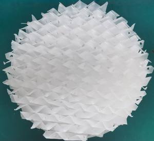 JXKELLEY 125y 250y Plaque en plastique PP ondulée, emballage structuré pour colonne de tour de lavage - Product Image 3