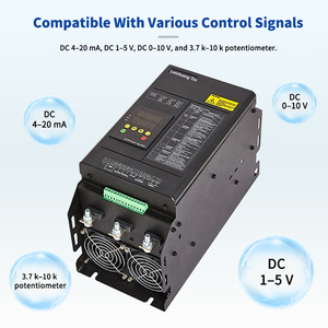 Controlador de Potencia SCR y Regulador de Voltaje Trifásico 380VAC 125A con Control 0-10V, 4-20mA, 0-5V y RS-485 para Controles Industriales - Product Image 4