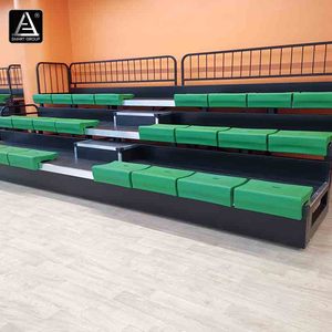 Tribune télescopique rétractable pour salle de sport, gradins rétractables automatiques, sièges rétractables pour salle de sport, gradins rétractables pour salle de sport - Product Image 4