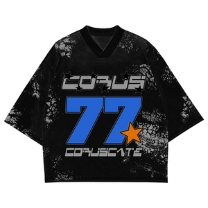 T-shirts décontractés pour hommes de premier rang, style hip-hop, en tricot spandex/polyester 200g, impression numérique, séchage rapide, service OEM, patchwork personnalisé - Product Image 6