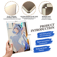 Metallplatten Individuelle Vintage-Poster Anime Pin-up Gir Wanddekoration Großhandel Retro Schönheitsprodukte Blechschild für Pub- und Heimdekoration