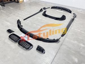 Pièces automobiles pour voiture, kit aérodynamique Black Knight, lèvre de séparateur avant, spoiler pour <span class=keywords><strong>BMW</strong></span> <span class=keywords><strong>X5</strong></span> <span class=keywords><strong>F15</strong></span>, <span class=keywords><strong>calandre</strong></span> de spoiler - Product Image 5