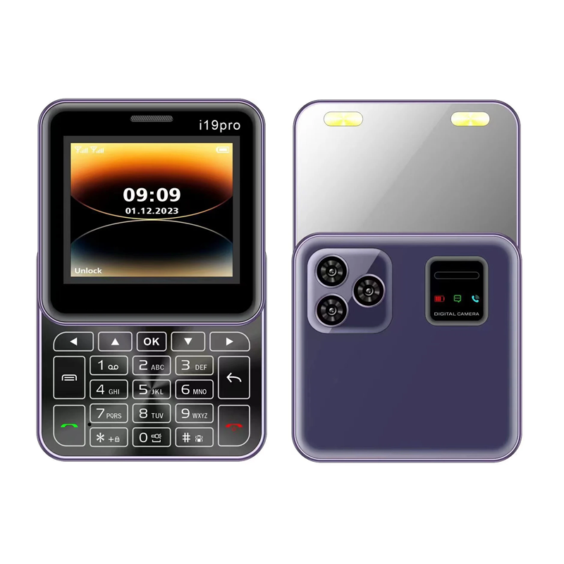 Rotatable Cute Mini Slider 2.4inch Mobile Phone - Dual SIM