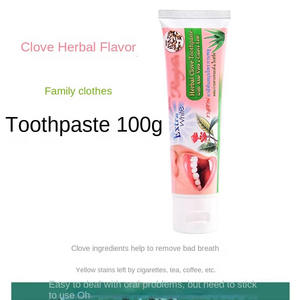 Dentifrice blanchissant à l'herbe <span class=keywords><strong>de</strong></span> <span class=keywords><strong>clou</strong></span> <span class=keywords><strong>de</strong></span> <span class=keywords><strong>girofle</strong></span> thaïlandais pour les soins bucco-dentaires, <span class=keywords><strong>haleine</strong></span> fraîche, nettoyage des dents, éclaircissement, élimination des taches, dents sensibles - Product Image 6