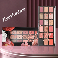 Palette de fards à paupières mats étincelants Menow E4113 OEM/ODM, étiquette privée, imperméable, cosmétiques, vente en gros, personnalisation en usine