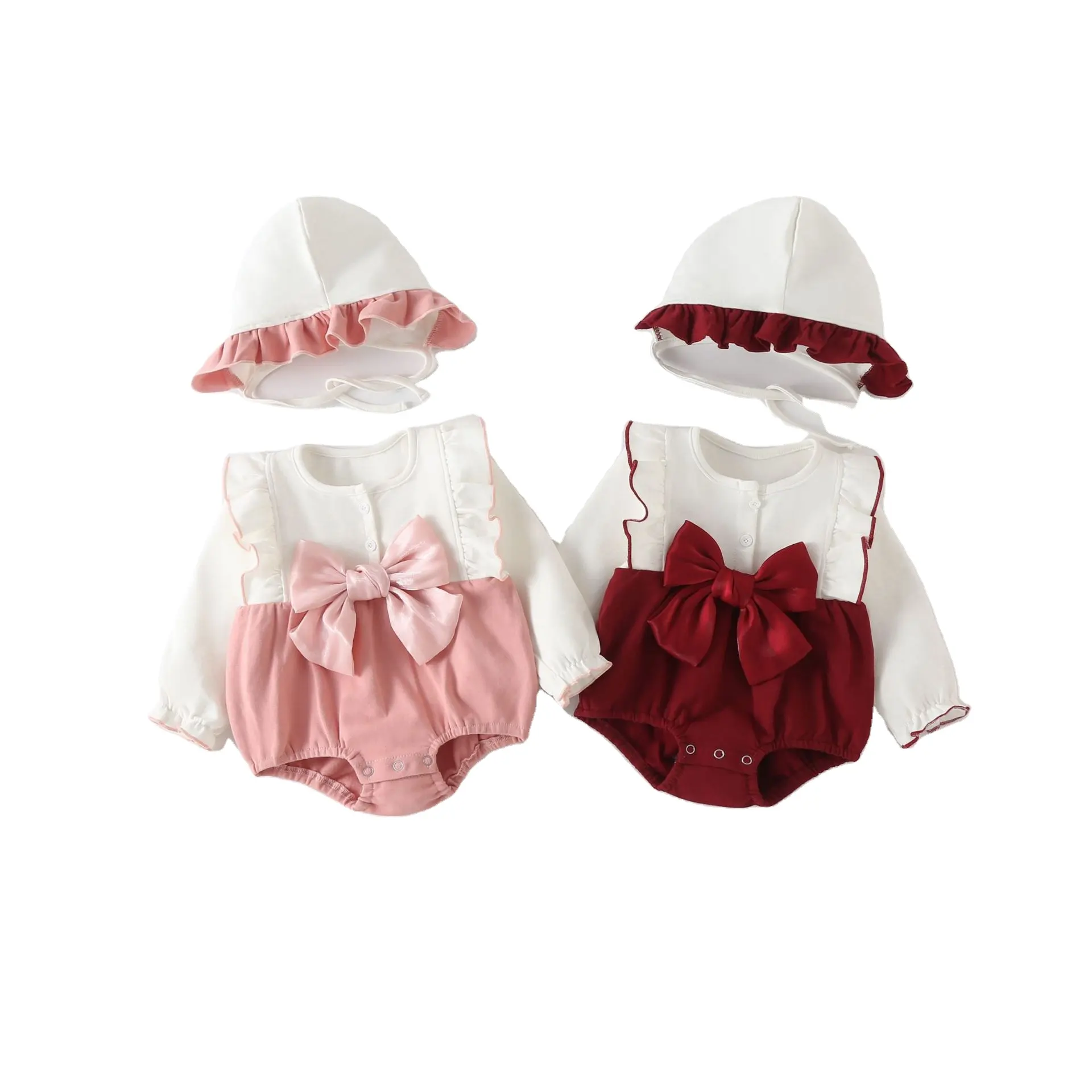 赤ちゃんの秋の服赤ちゃんの服新生児の写真の服赤ちゃんの女の子のワンシープリンセス満月100日ロンパース