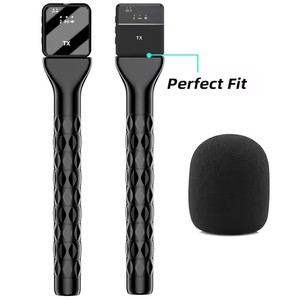 Kablosuz el çubuk mikrofon yaka kablosuz mikrofon el adaptörü sopa için DJI MIC MIC röportaj Vlog kayıt - Product Image 6