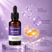 Sérum Visage à la Vitamine C pour Raffermir et Éclaircir la Peau 30ml Soin Quotidien