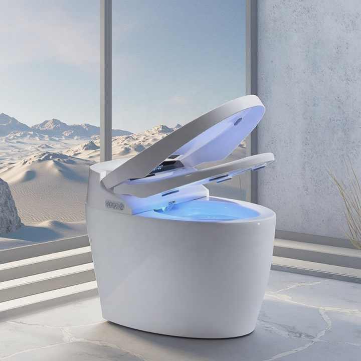 High Quality Automatic Self Cleaning Bathroom Ceramic Smart Toilet Intelligent Sanitary Ware ...