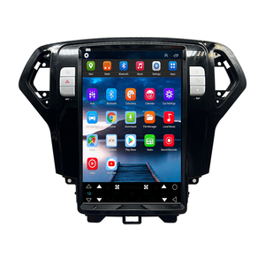 Pour <span class=keywords><strong>Ford</strong></span> Mondeo (11-13) Écran vertical haut de gamme de 12,8 pouces pour lecteur multimédia de voiture, Android Auto et CarPlay intégrés, CarPlay sans fil, GPS, DSP, BT - Product Image 1