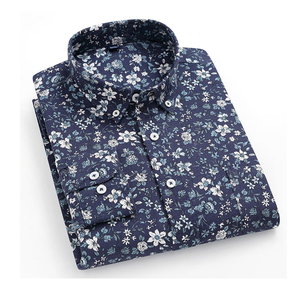 <span class=keywords><strong>Chemise</strong></span> décontractée en coton pour homme, facile à <span class=keywords><strong>repasser</strong></span>, impression personnalisée, évacuation de l'humidité, idéale pour les fêtes à la plage - Product Image 2