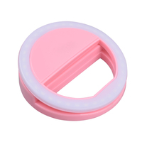 Prix de gros Selfie Lampe Mobile Lentille de Téléphone Portable D'anneau de Flash Lumineuses Anneau Clip Lumière Selfie A MENÉ LA Lumière