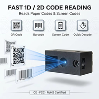Module de scanner de codes-barres 1D 2D QR WCMI USB RS232, interface TTL UART, conception compacte haute vitesse, en stock