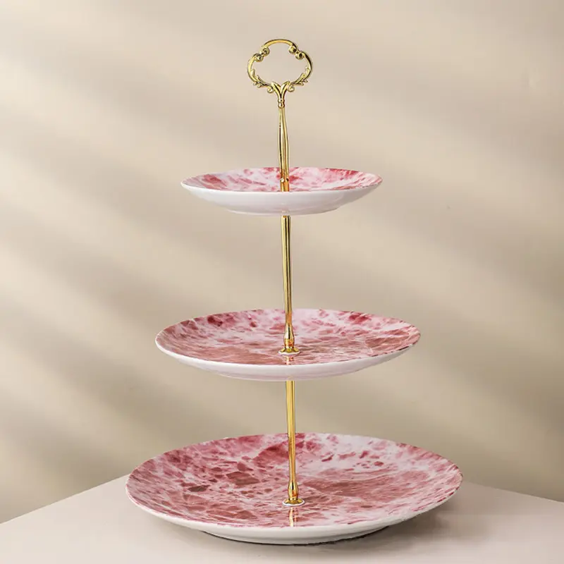 Hot Selling 3 Tiered Cake Stand für Hochzeit und Dekoration Hersteller und Exporteur