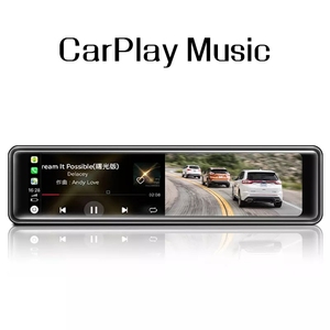 12 "Android Auto Carplay Lente dual Coche Dvr Cámara de video Grabadora Espejo retrovisor Dash Cam con Wifi - Product Image 5