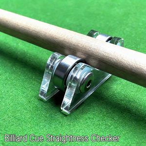 GadgetNova Verificador de Rectitud para Tacos de Billar, 2 Piezas, Accesorio Portátil de Snooker, Plástico Resistente - Product Image 4