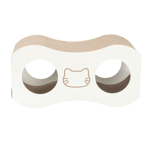 Griffoir pour chat de luxe moderne à double niveau en forme de tunnel, à haute résistance, à 2 niveaux - Product Image 1
