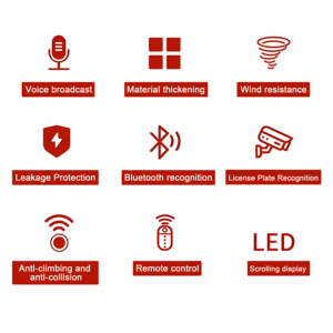 Puerta Retráctil Automática de Aleación de Aluminio Telescópica Eléctrica Tipo Acordeón ZIYU, Resistente a la Corrosión, Ecológica y a Prueba de Roedores - Product Image 5