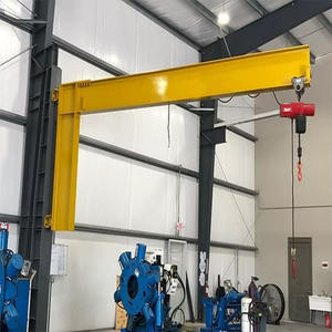 Grúa de pluma de motor eléctrico giratoria de 180/270 grados montada en la pared personalizada con giro manual - Product Image 6