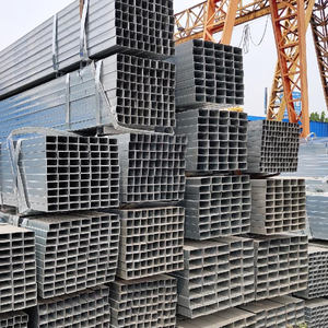 Tubo Quadrato Rettangolare PTR 3x3 6x3 6x4 10x6 Pollici <span class=keywords><strong>1</strong></span>/4'' 3/8'' Saldato Zincato Sezione Cava Tubo Quadrato Nero Senza Saldatura - Product Image 4