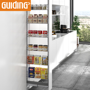 Armario para <span class=keywords><strong>despensa</strong></span> de <span class=keywords><strong>cocina</strong></span> Muebles de almacenamiento superior <span class=keywords><strong>extraíble</strong></span> <span class=keywords><strong>despensa</strong></span> <span class=keywords><strong>cocina</strong></span> armario puerta alambre almacenamiento Rack insertos - Product Image 3