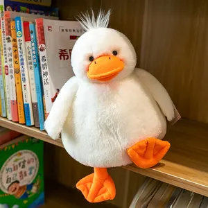 हॉट सेलिंग क्रिएटिव खिलौने-बेल्ट वाले बतख जन्मदिन उपहार प्यारा पशु बतख जानवर के खिलौने