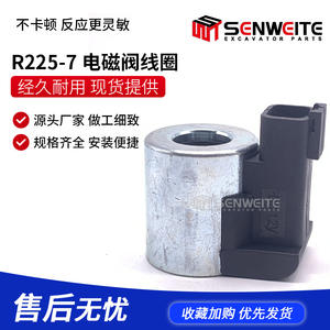 Bobina de Válvula Solenoide Senwitt 12V DC para Piezas de Excavadora, Bloqueo de Seguridad Piloto - Product Image 3