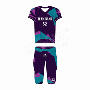 Uniforme de football américain personnalisé en gros 2025, uniforme de football américain pour usage sportif - Product Image 1