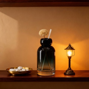 Flacon diffuseur d'arômes de luxe en verre dégradé de 100 ml, 150 ml, 200 ml, grand récipient vide pour diffuseur à bâtonnets, pour la maison - Product Image 3